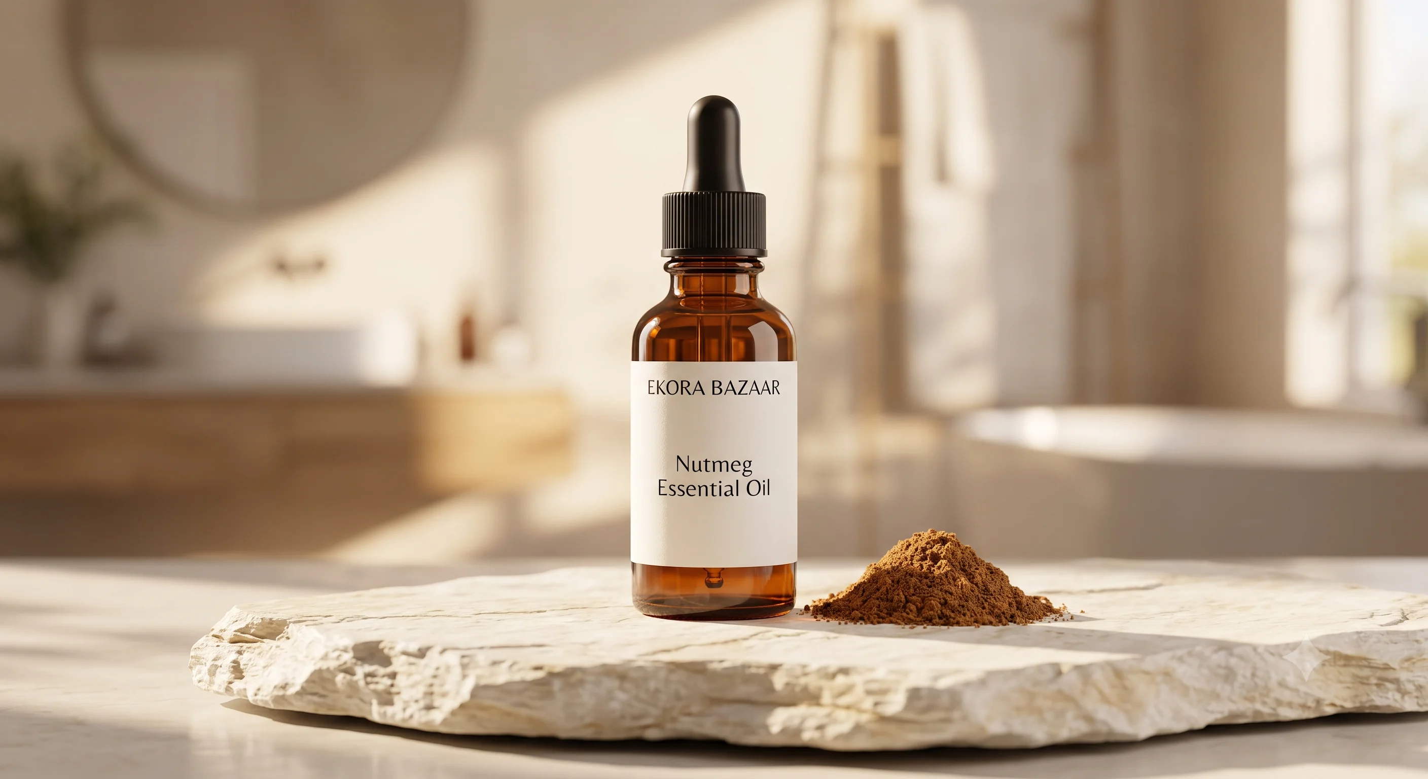 NUTMEG ESSENTIAL OIL PURE AND NATURAL THERAPEUTIC GRADE
